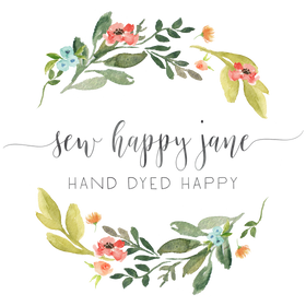Sew Happy Jane Hand Dyed Happy Yarn logo