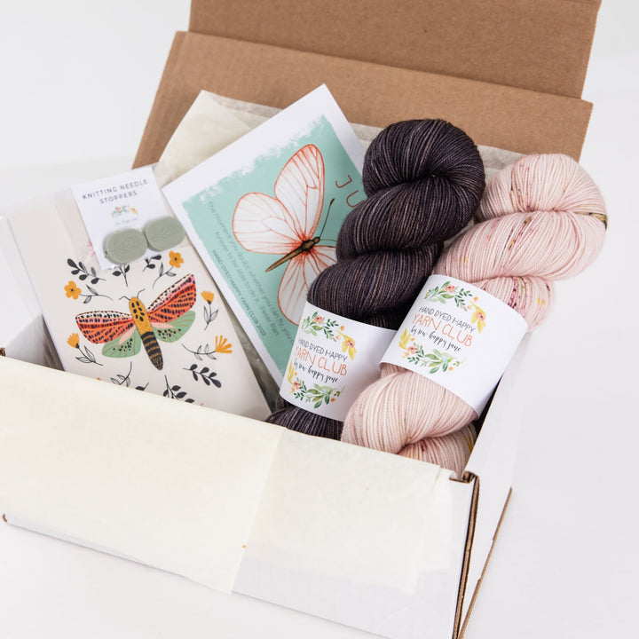 Hand Dyed Happy Yarn Club Subscription