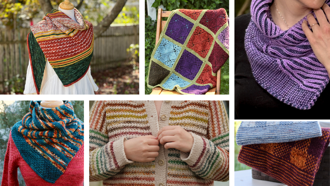 Six Vibrant Autumn Stash Busters for DK weight Yarn