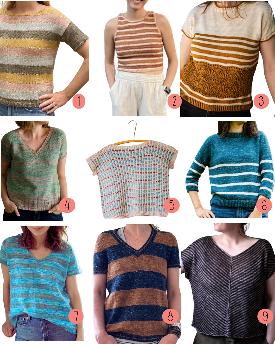 Spring and Summer Tees- Stripes Edition