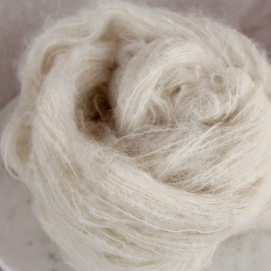 Featherdown Brushed Suri Fingering Weight Yarn (Ready To Ship)