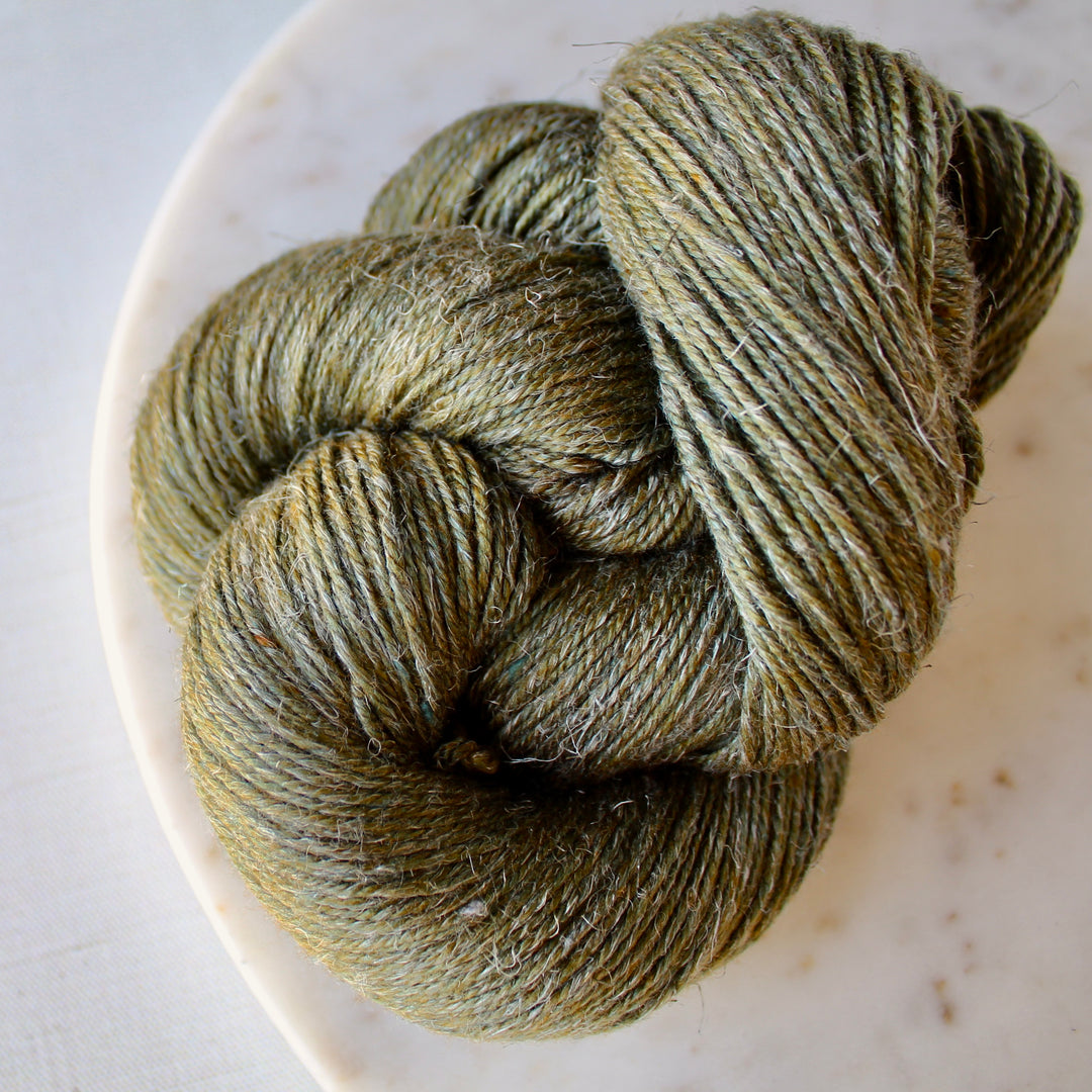 SUSTAIN - Shaniko Merino + Linen + Silk - Sport Weight Hand Dyed Yarn