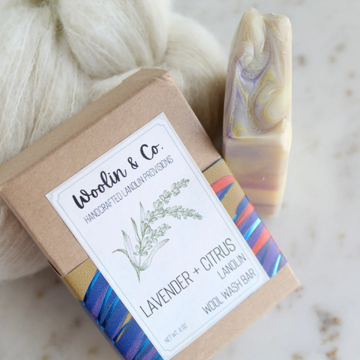 Lavender + Citrus Wool Wash Bar