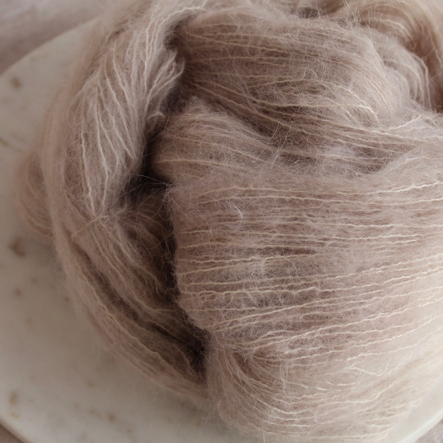 Featherdown Brushed Suri Fingering Weight Yarn (Ready To Ship)