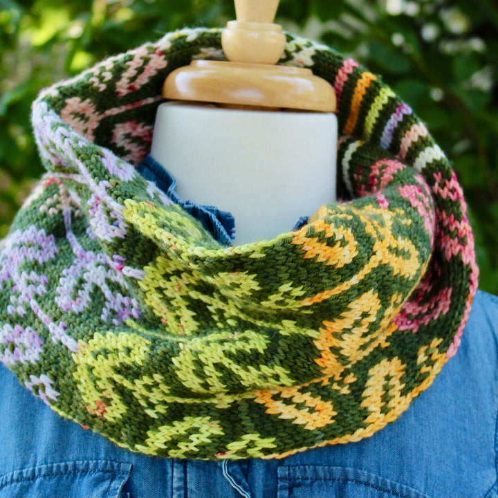 Scandi Bloom Cowls PDF Knitting Pattern EBook