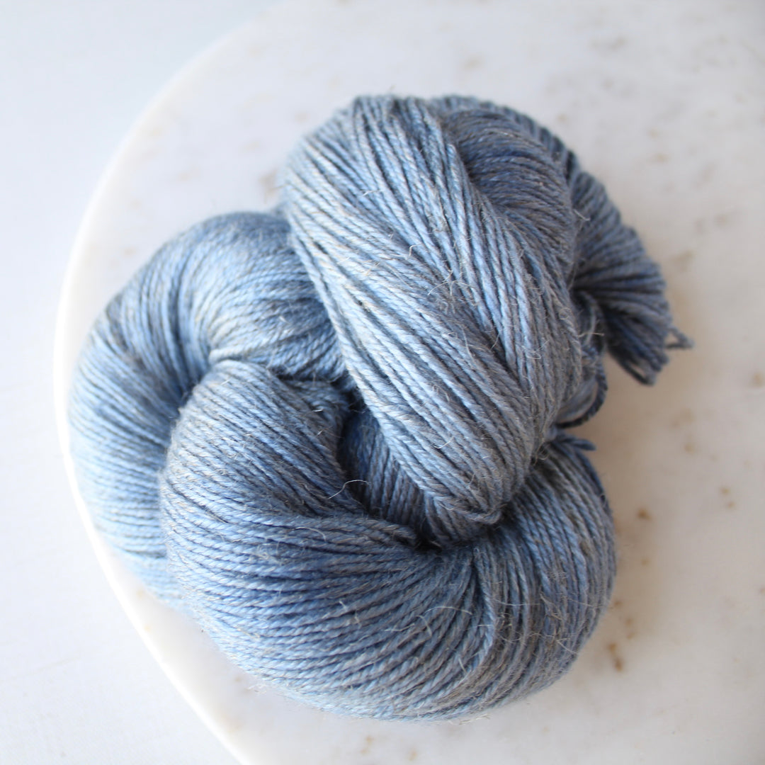 SUSTAIN - Shaniko Merino + Linen + Silk - Sport Weight Hand Dyed Yarn