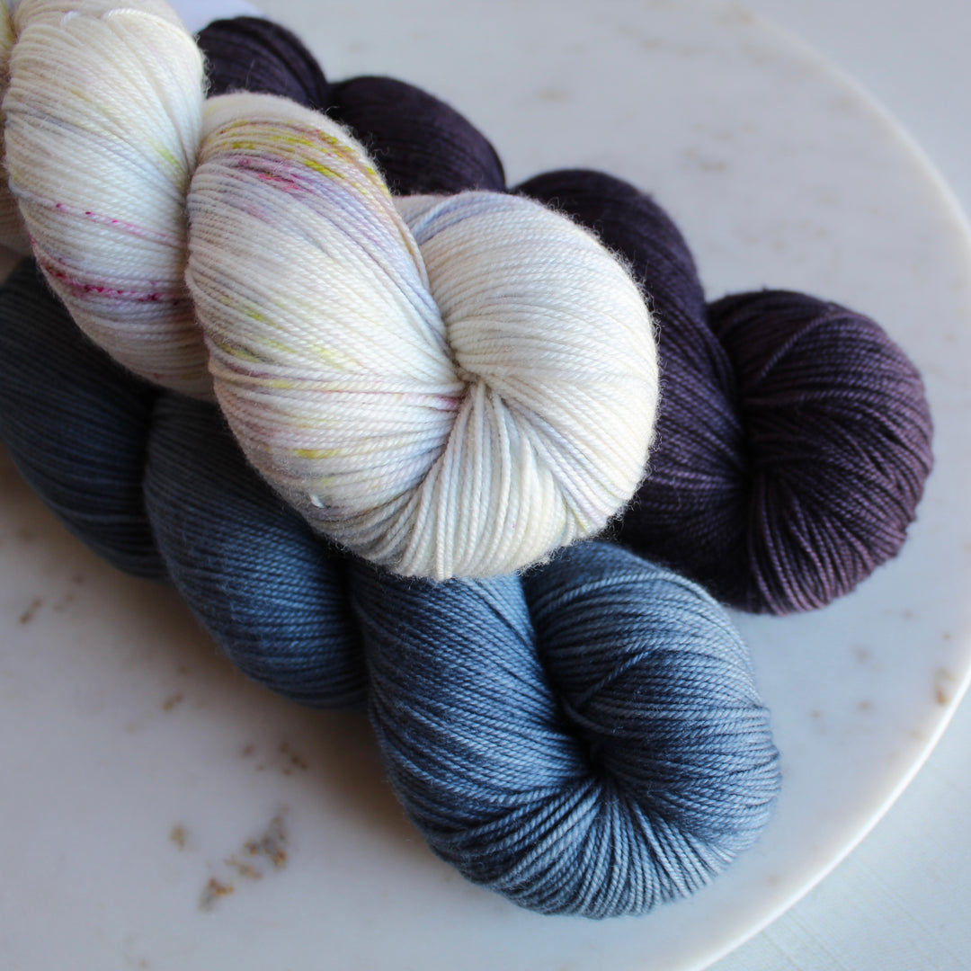 Three Skein Shawl Bundles: Joyful Fingering (Ready To Ship)