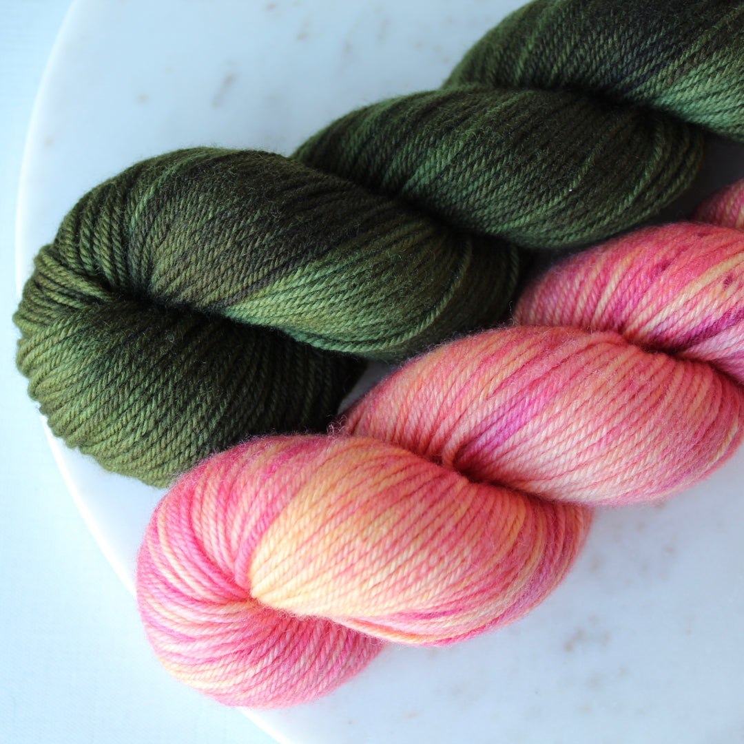 Organic DK Non Superwash Merino Yarn Perfect Pairings: Ready To Ship