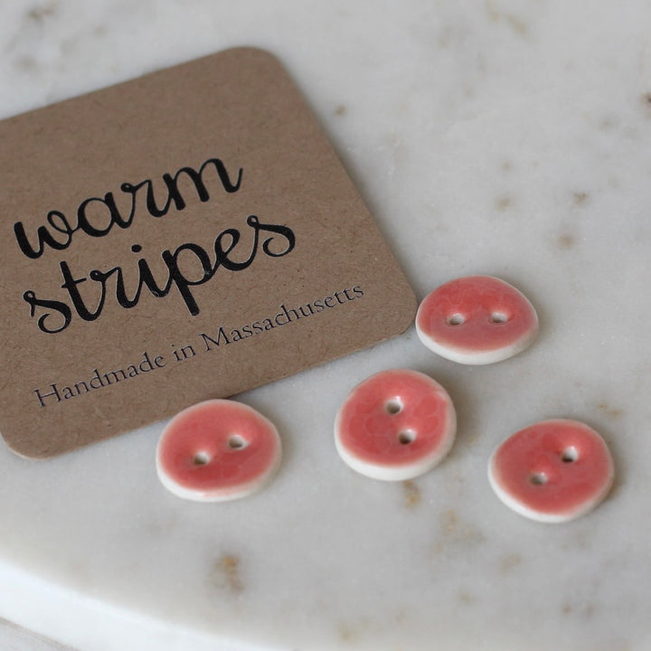 Handmade Glazed Porcelain Buttons