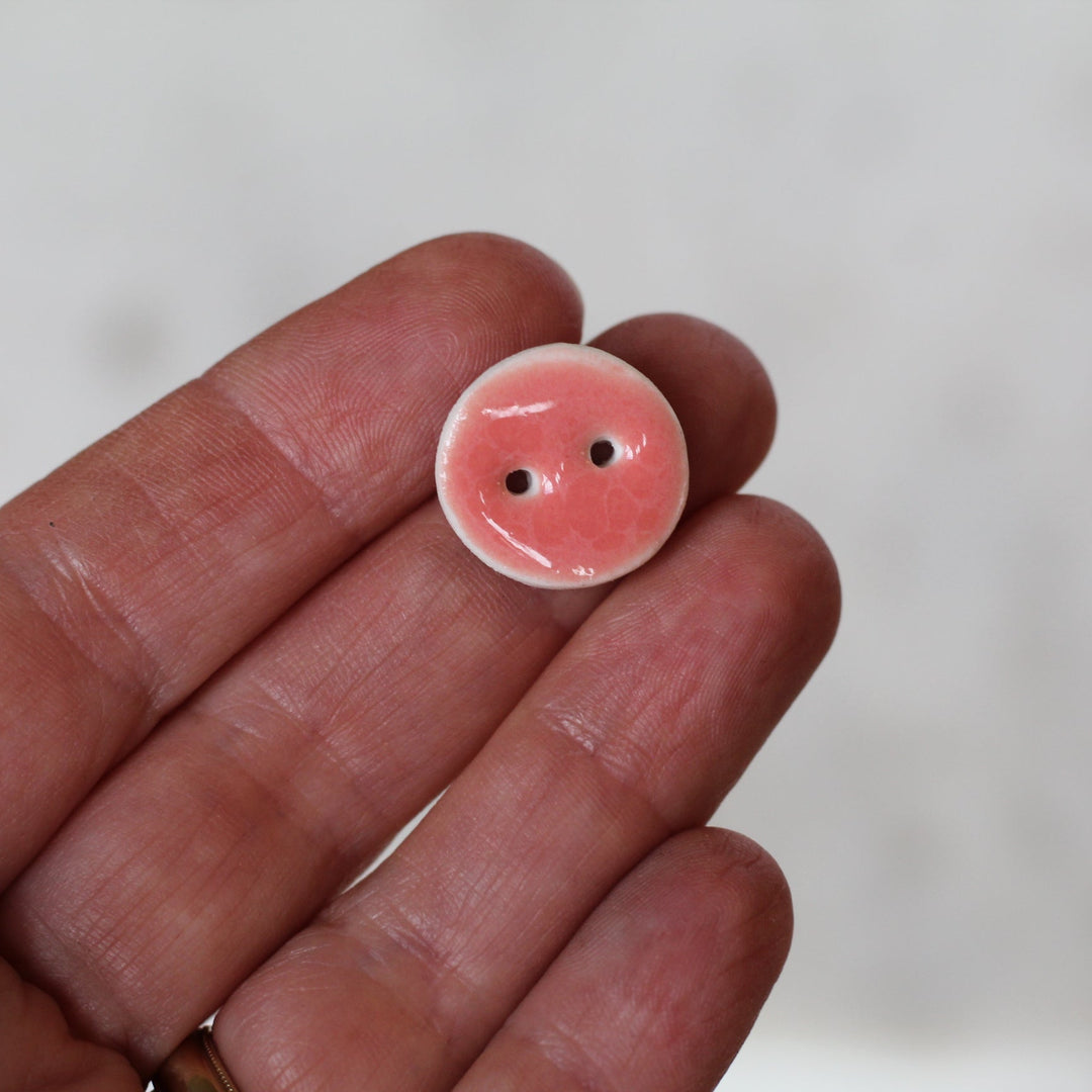 Handmade Glazed Porcelain Buttons