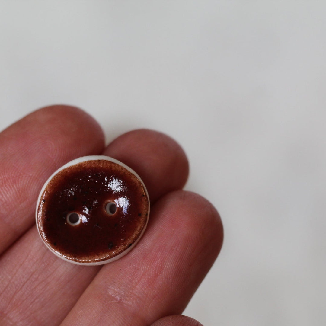 Handmade Glazed Porcelain Buttons