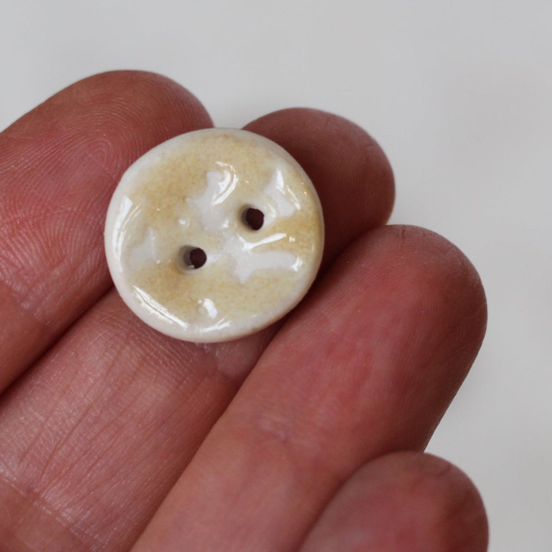 Handmade Glazed Porcelain Buttons