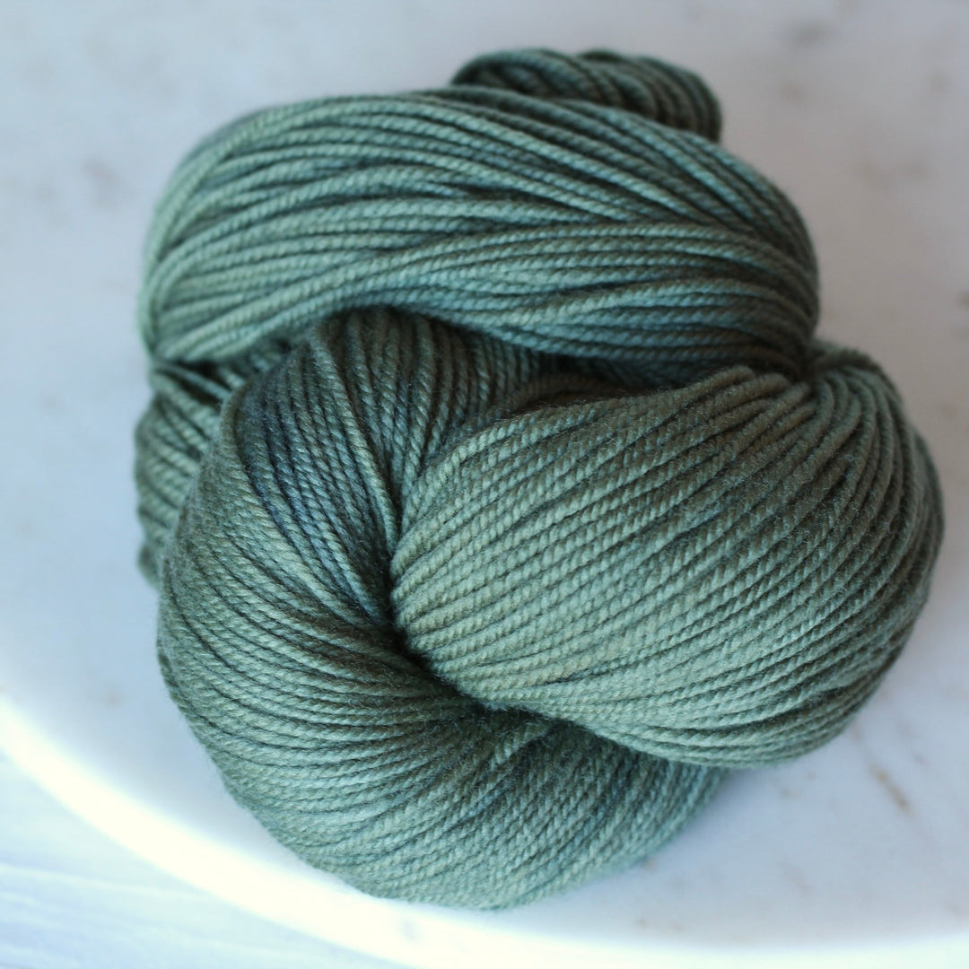 Dyed To Order Meadow: U.S. Shaniko Wool in Fingering, Sport, And DK