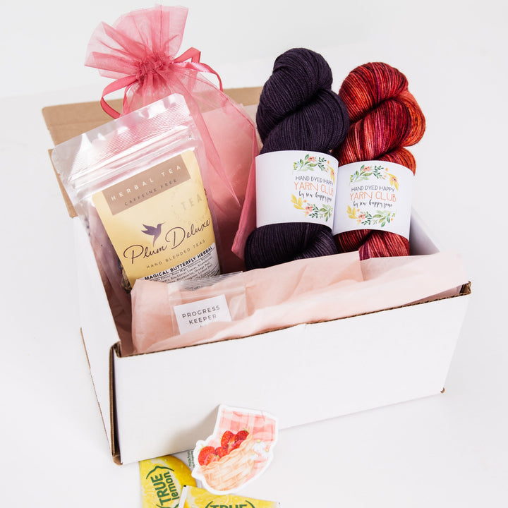 Hand Dyed Happy Mystery Yarn Club Subscription