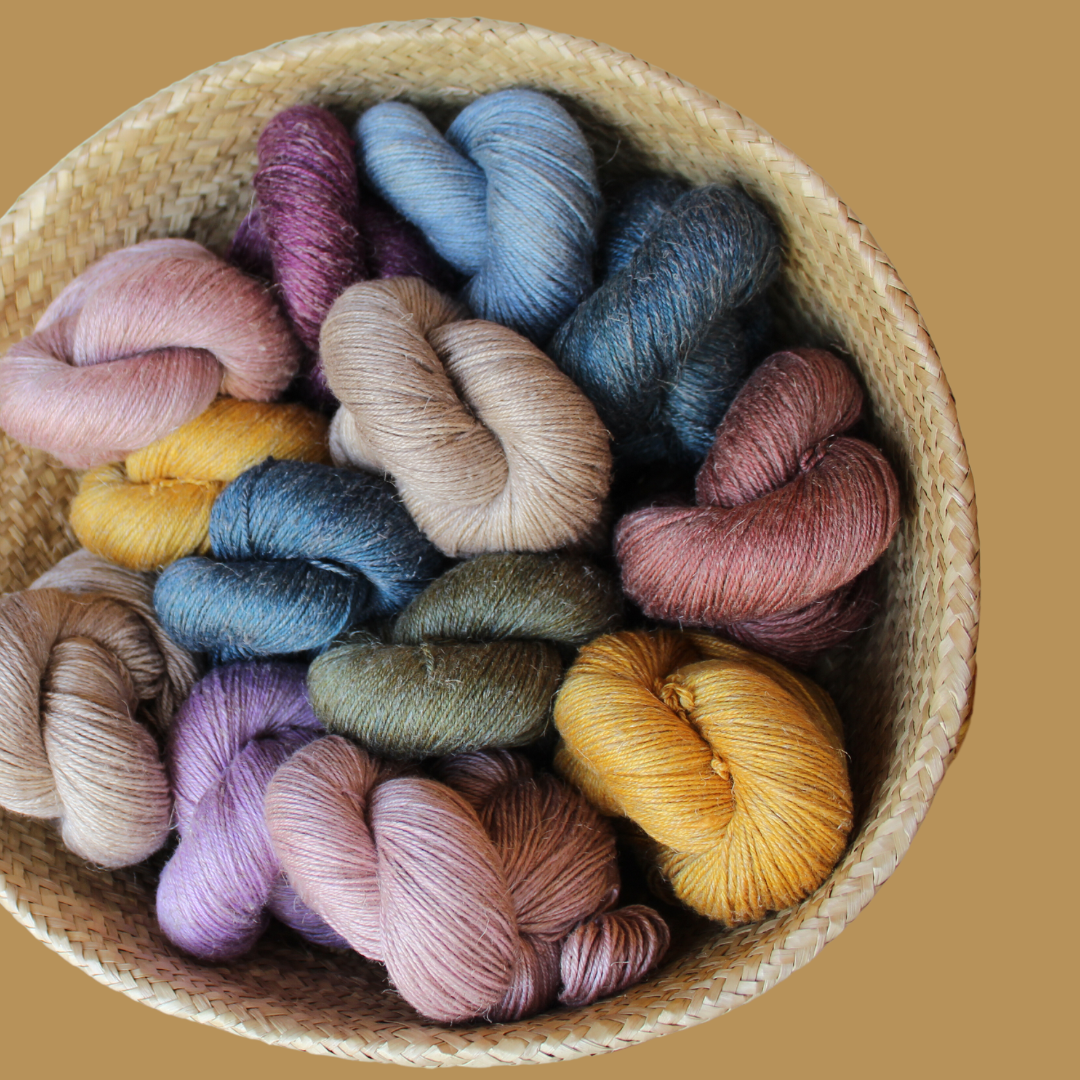 SUSTAIN - Shaniko Merino + Linen + Silk - Sport Weight Hand Dyed Yarn